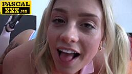 Cute Big Tits Subslut Comes Back To Dominant Dude For More Fuck!