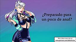 Joi extremo con evelynn de lol estilo kda voz española