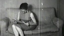 Hey, Check This Vintage Hairy Pussy Strip! Wild Fucking!