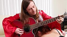 Crazy Groupie Feels Overwhelmed With Pleasure As She Sucks And Rides Hardcore