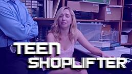 wild hardcore sex in doggystyle for petite 18+ shoplifter blonde teen 18+