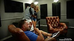 sexy skater girl in gangbang creampie with jacked massive cocks