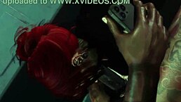 white character sucks in secondlife cartoon