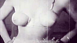 Hey, Check This Vintage Hairy Pussy Strip! Wild Fucking!