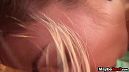 Blonde 18 year old meets guy for pickup