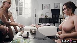 Huge Tits Milf Maid Natasha Nice Cleans House for Horny Couple