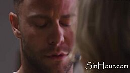 Intense hardcore sex with oiled up Anna Claire