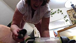 995 Vacuuming In Slippers Without Panties