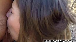 Latina police officer deepthroats hard at the border. Seen anything like this before?