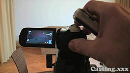 fit blonde hints at going all the way in casting interview.