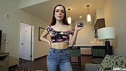 Kinky Family - Spied On Stepsis Aliya Brynn And Fucked Her