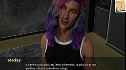 John stands up to defend his sexy coach in this 3D hentai scene