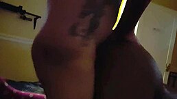 Young black girl fucks latino in front of wife!