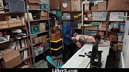 i took this shoplifting teen to the backroom for a strip search lifterx