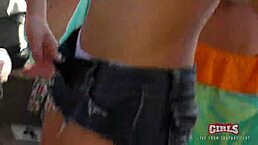 Insane Sluts Twerk Wet Pussies At Pool Party, Flash Tits Publicly