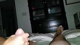 hey, wanna watch me give a slick handjob with precum dripping everywhere?