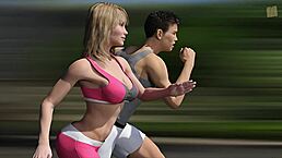 Wow, Katia's Big Boobs in Training!