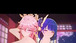 想看大奶动漫美女的狂野动作吗？