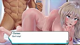 和玩家妹克拉麗莎玩約會遊戲