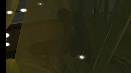 feeling lazy and creamy in doggy style hentai anime scene