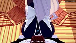 belfast says 'come to lunch and fuck me?' in azurlane