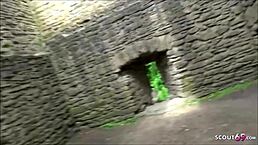 redheaded latina teen gets directly fucked outdoors during scout69 date