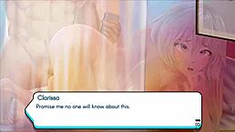 和玩家妹克拉麗莎玩約會遊戲