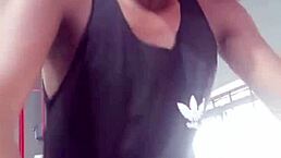 Two Guys Eye Each Other At The Gym, Then Fuck The Stranger At Home