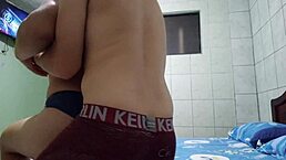 fucking my stepbrother's wife slowly in the hotel