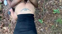 cruising gay sex outdoors in wild action