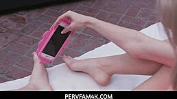 Pervfam4k - Chanel Shortcake craves older guy's huge cock deep inside