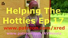 helping the hotties in episode 17 of the game 😄