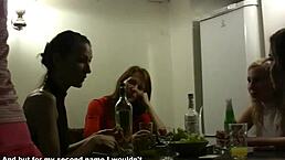 Wow! College Teens in Wild Pussyfucking Orgy at Dorm Party!