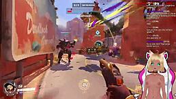 vtuber lewdneko gets spanked in overwatch part 2