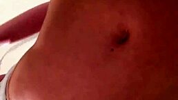 Horny step sister does double penetration in shower