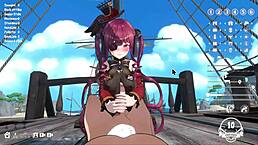 Horny captain sails into big-breasted anime fantasy