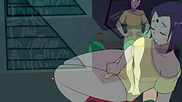 18titans part 8: teen parody in cartoon hentai anime