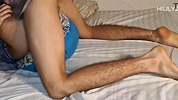 hanging out with my roommate in uniform and stockings