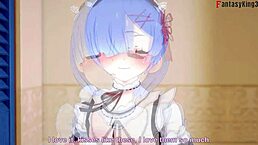 rem boobjob sucking and banging big boobs maid fantasy!