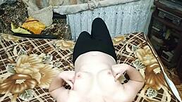 Love licking her hard nipples on those big natural boobs 😍