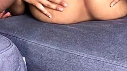 I cum inside my wife pussy with latina teen 18+ squirting and wet blowjob