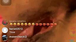 Uma live pesada seririca acontecendo no instagram