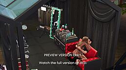 I love the backstage fun in this 3d hentai preview.