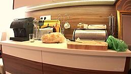 aleska diamond slutty maid loves master's big cock blowjob