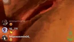 Uma live pesada seririca acontecendo no instagram