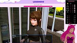 i'm lewdneko, playin harem hotel, gettin creampied by slaves