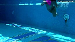 hot russian jessica lincoln splashing in the pool today.