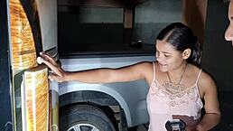 Guy fucks my ass after buying fridge!