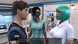 In Space, She Wanted To Touch My Huge Cock