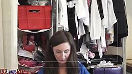 mature hottie sharing a hard cock with a friend in wild action. can't believe this classy milf in heels!